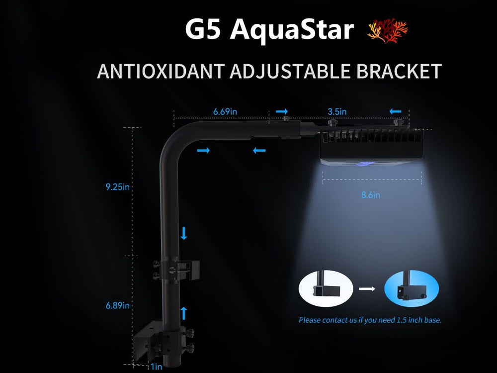SMATFARM Quiet Fan System keeps aquarium lighting cool with minimal noise.