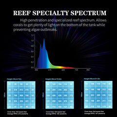 SMATFARM Aquarium Light Sunset mode enhances warm tones for sunset ambience.