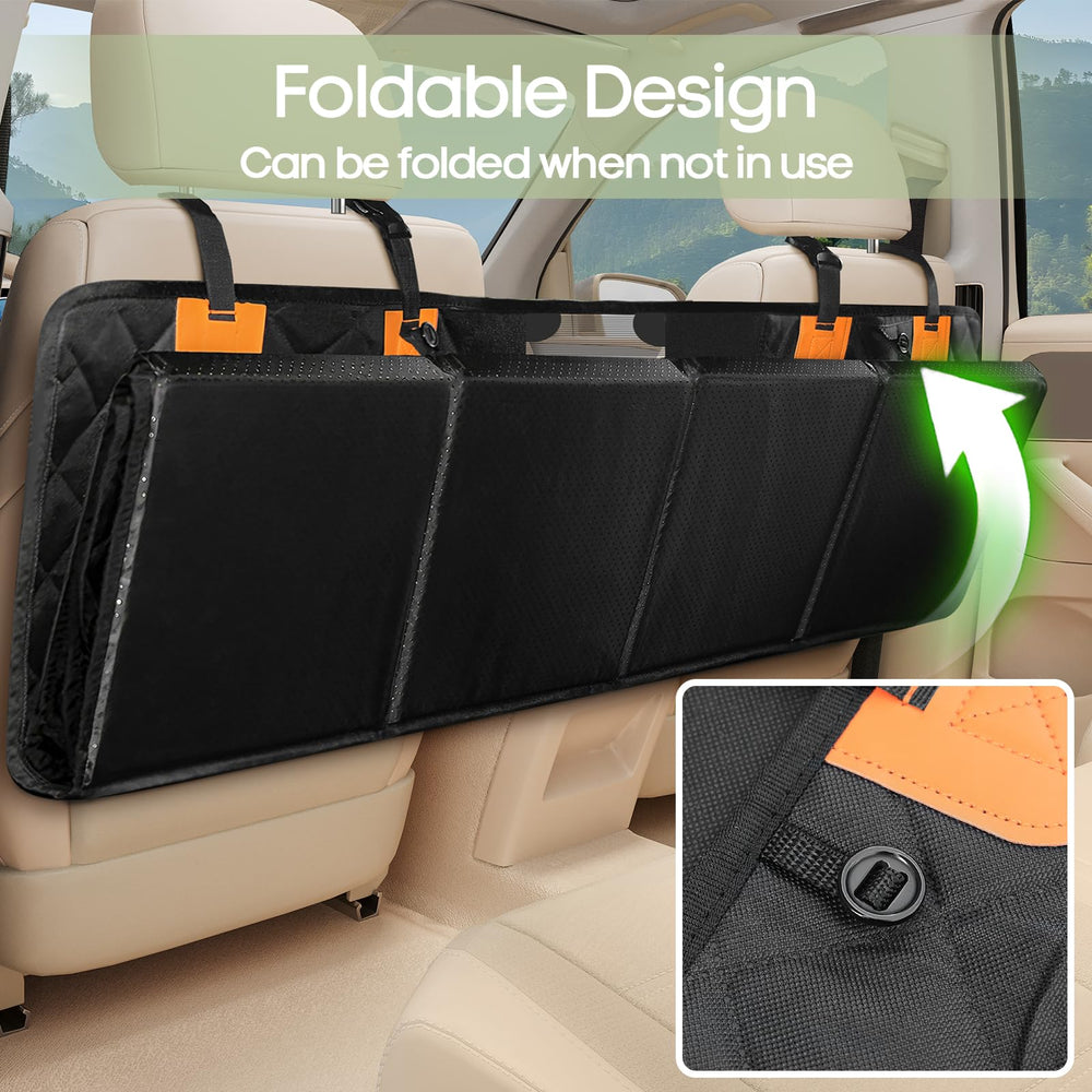 Smatto breathable mesh window promotes ventilation for calmer rides.