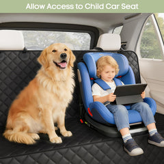 Smatto dog car seat cover waterproof fabric shields against accidents
