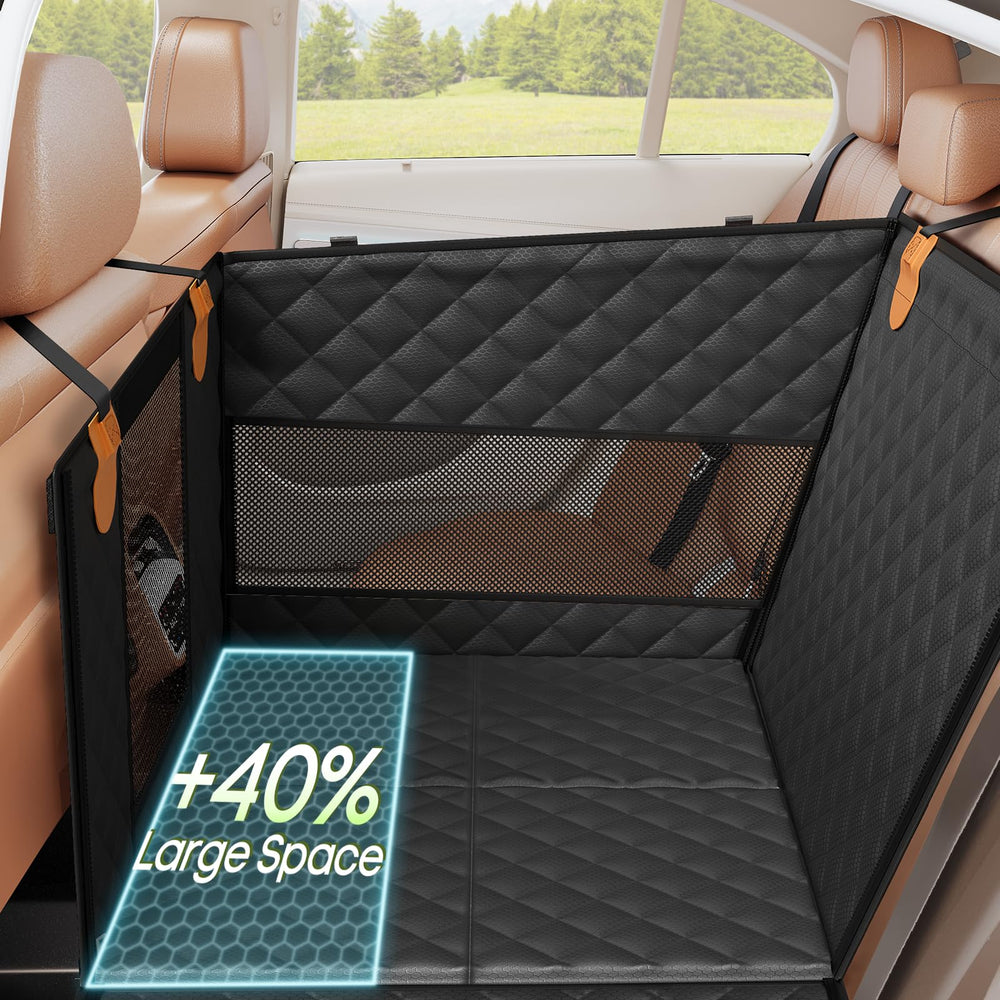 Smatto dog car seat interior protection against scratches and spills.