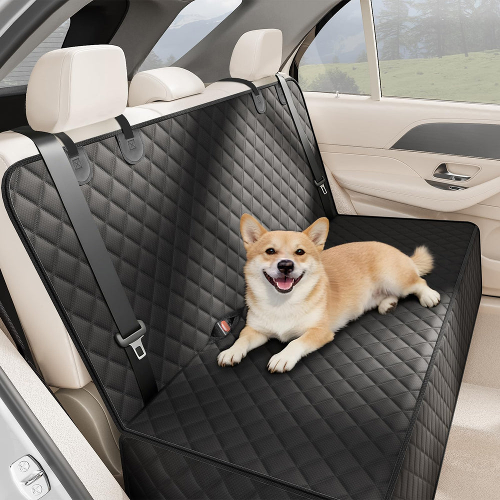 Smatto easy-clean dog seat cover that wipes or vacuums clean