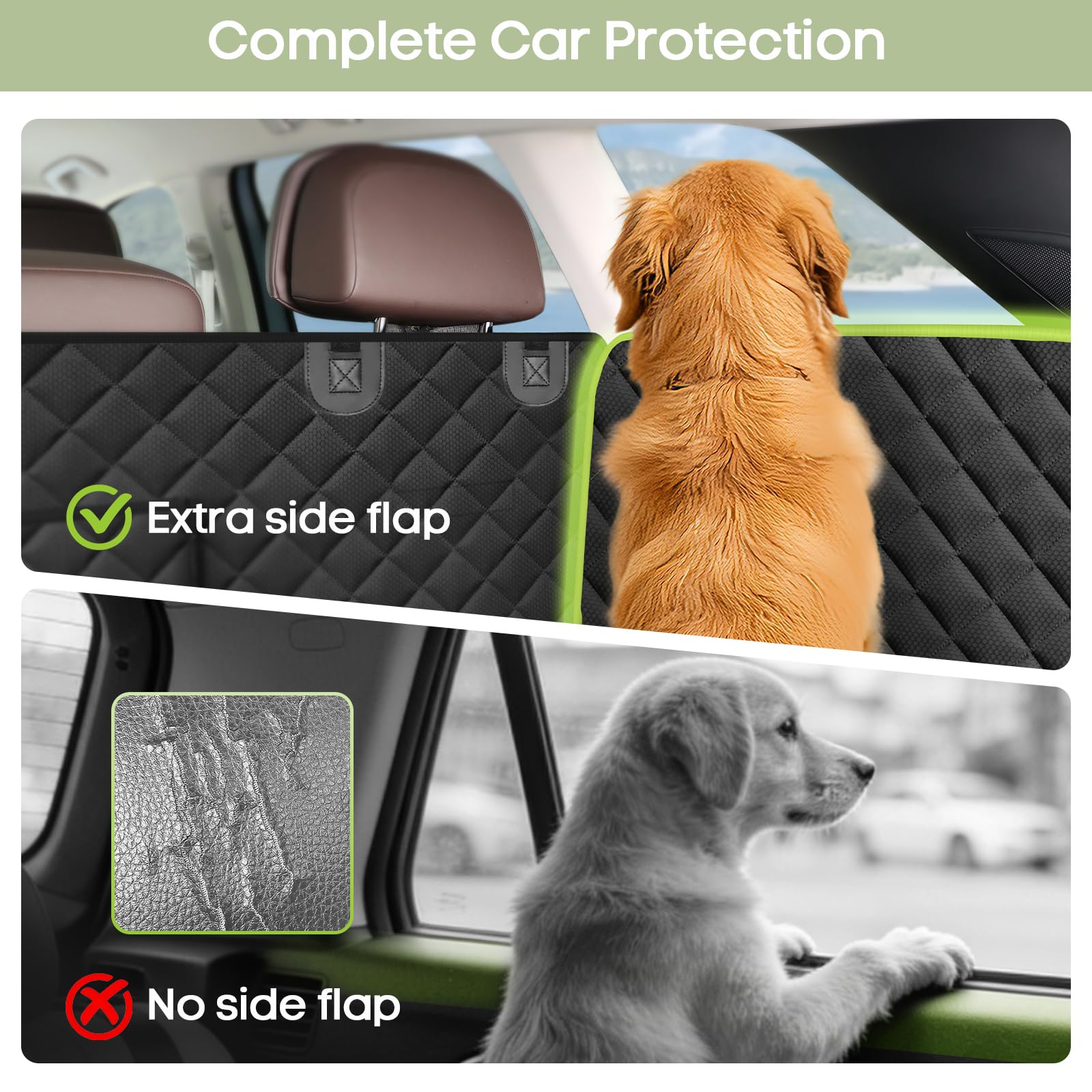 Smatto side flap shielding interior walls from claw marks