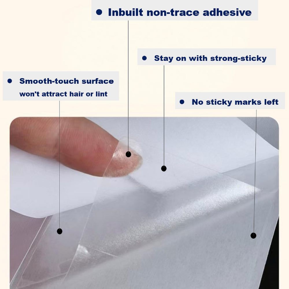 Smerdu transparent film wraps curves and edges on furniture.