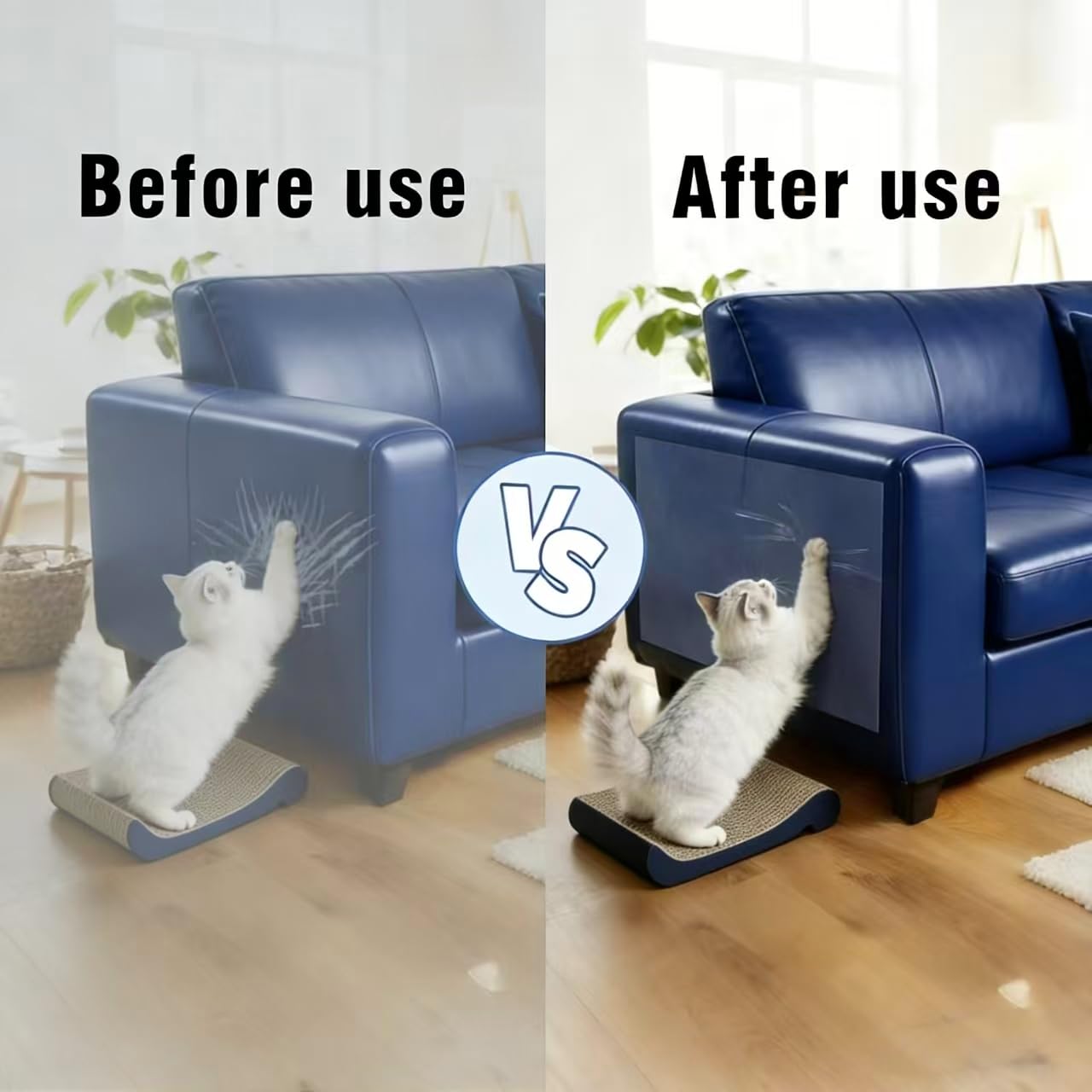 Smerdu clear finish blends invisibly with decor.