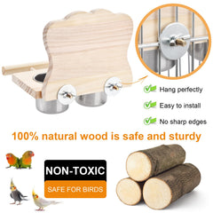 SMICEM stainless-steel bowls provide rust-resistant feeding and watering convenience.
