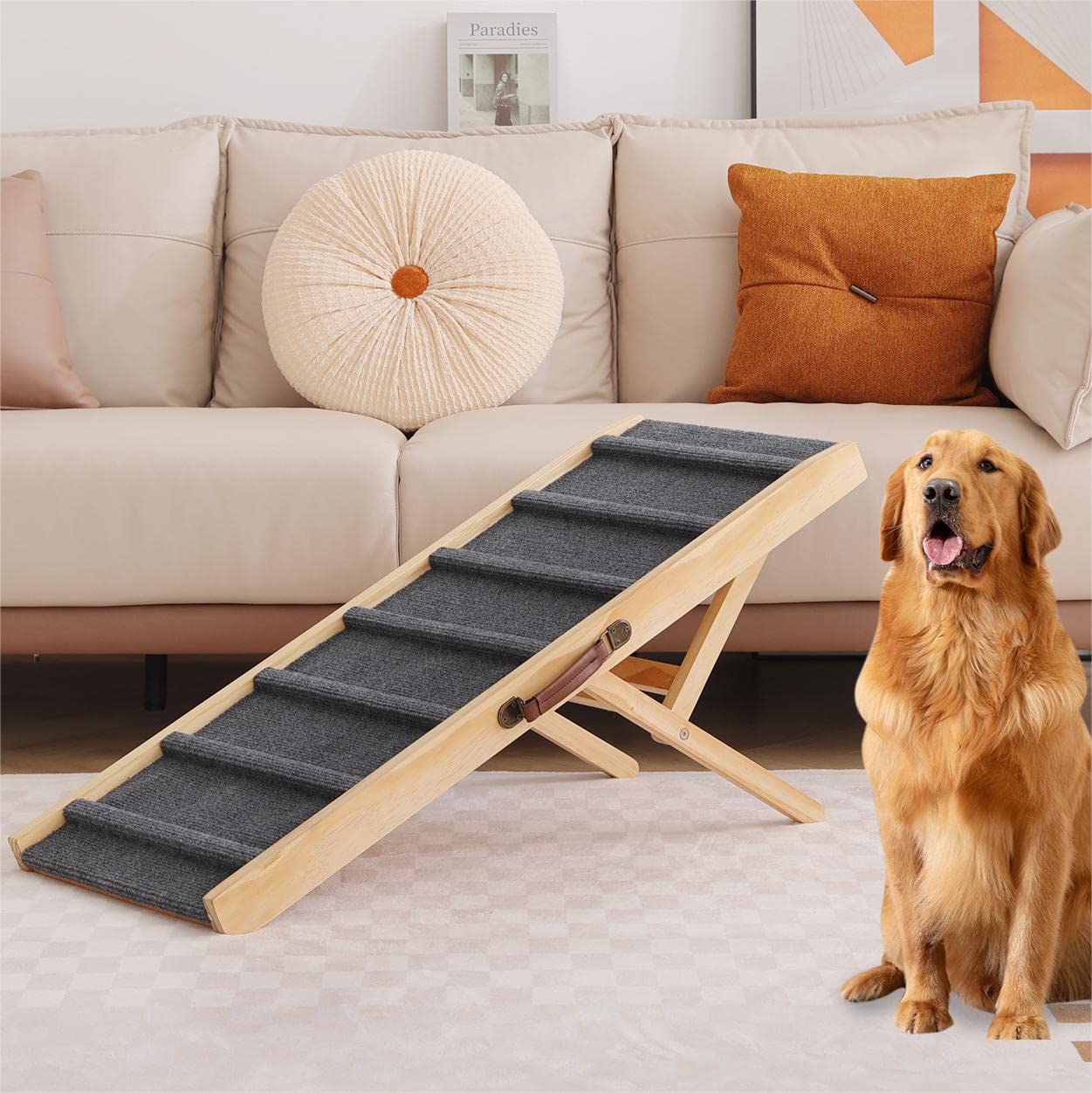 Smilebaby large dog ramp travel ready for road trips and camping