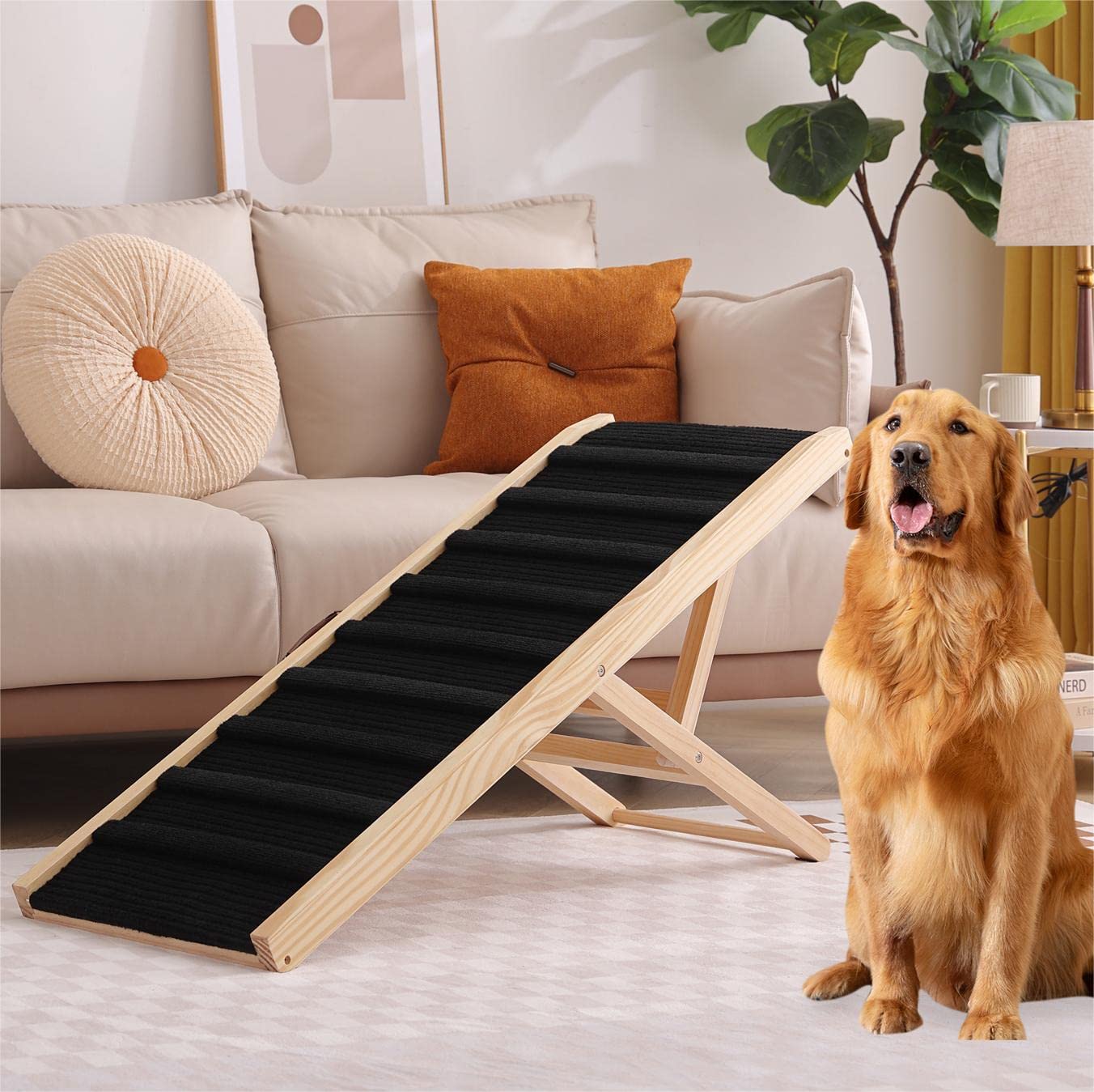Smilebaby portable dog ramp folded for storage