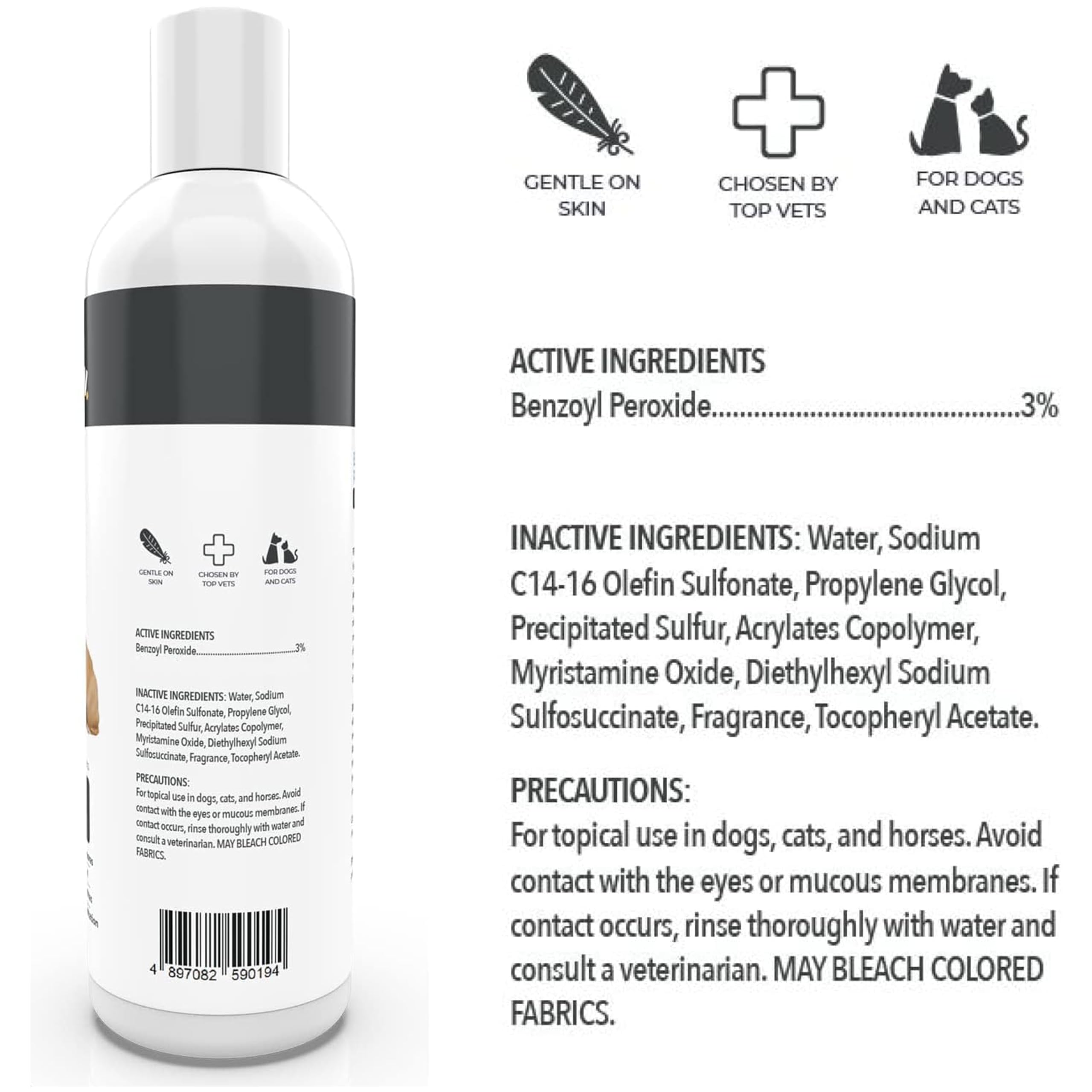 Smiling Paws Pets cucumber scent label adds refreshing aroma