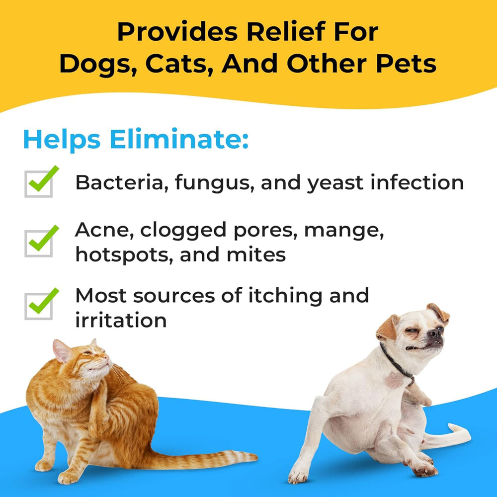 Smiling Paws Pets dog itch relief improves comfort after bath