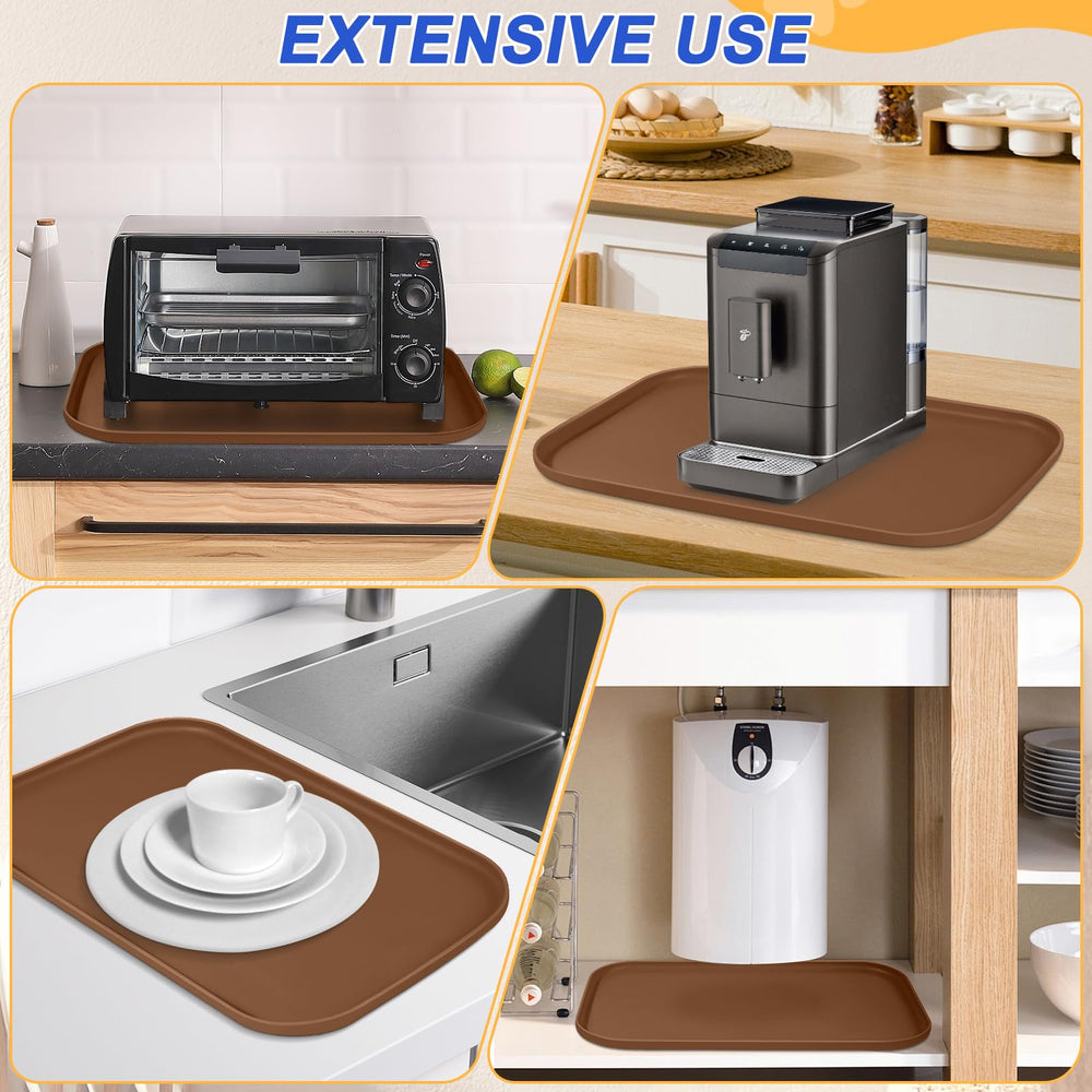 SMILOOL dishwasher-safe mat that withstands kitchen warmth.
