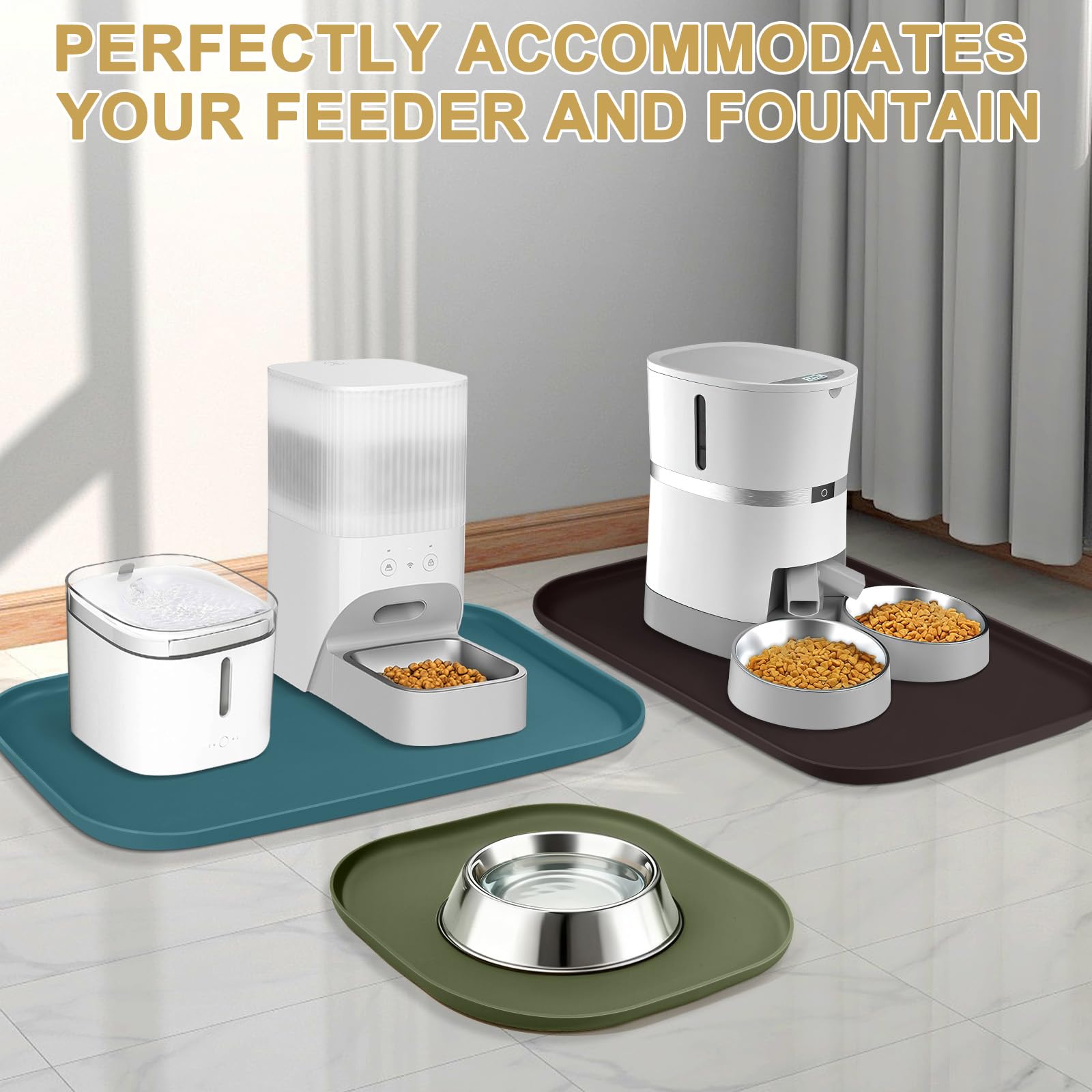 Versatile as a kitchen mat, boot tray, or entryway pad.
