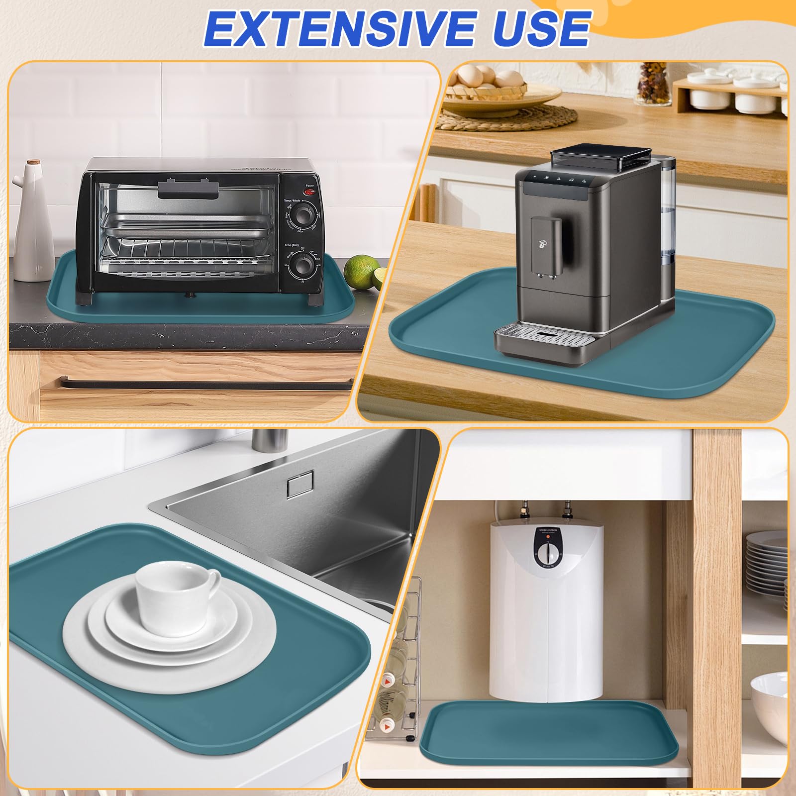 Smiloool dishwasher-safe mat for quick cleanup and reuse
