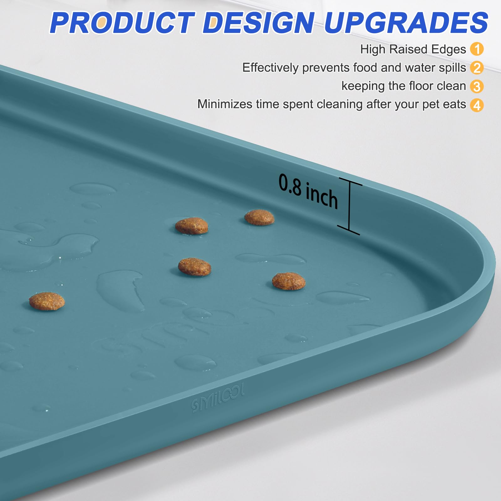 Smiloool waterproof tray prevents water from reaching the floor