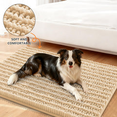 Smiry mat absorbs moisture and dirt for a cleaner doorway area