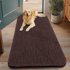 Smiry dog door mat absorbs moisture to keep floors dry at entry