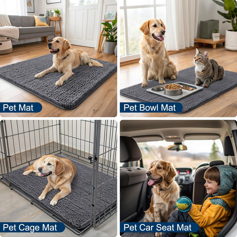 Smiry mat traps dirt and debris to keep interiors clean.