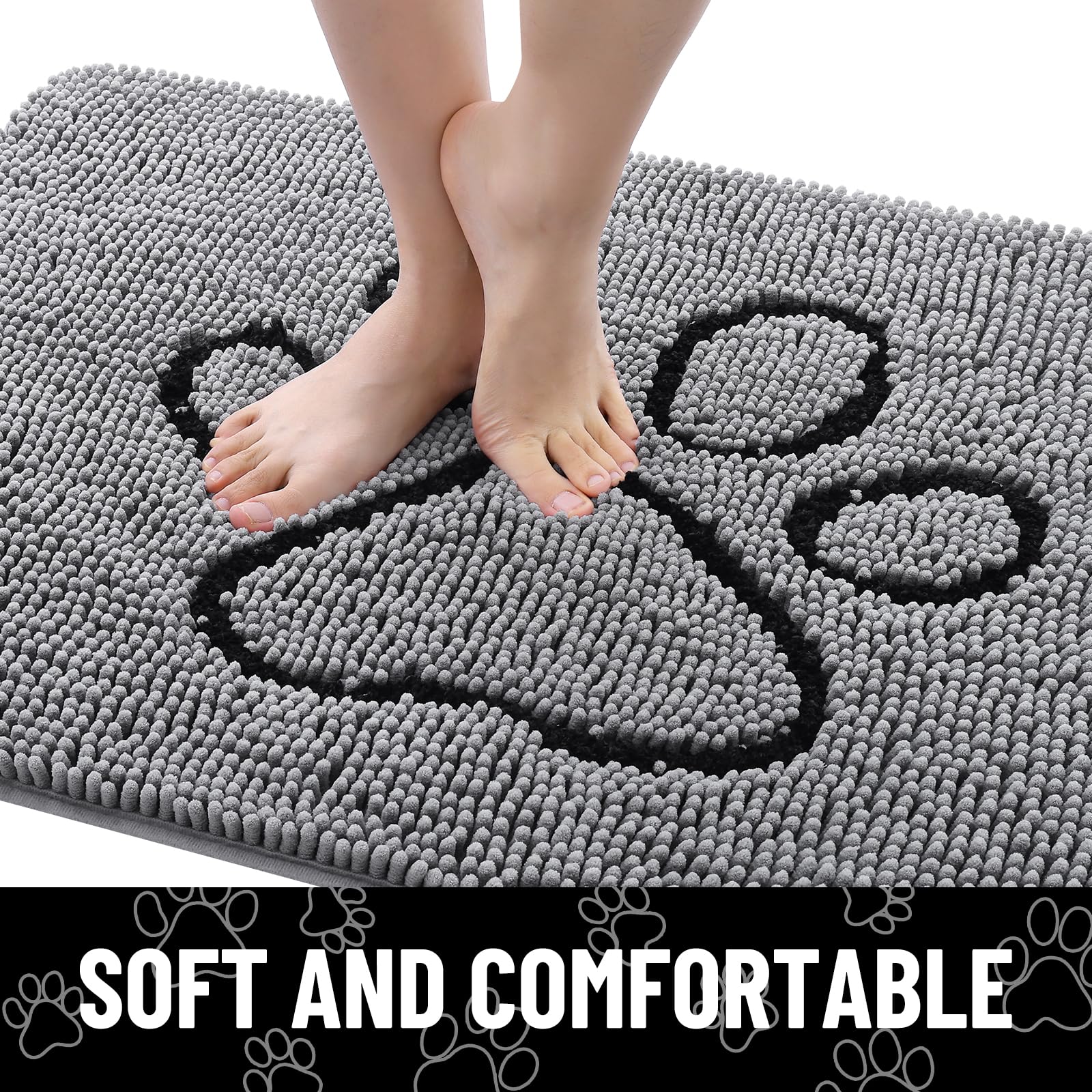 Smiry mat is easy to clean and machine washable for quick maintenance