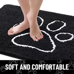 Smiry mat is easy to clean—shake off debris and machine wash.