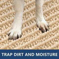 Smiry door mat low-profile design fits under most doors