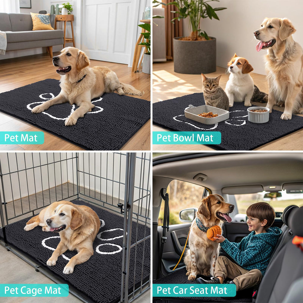 Smiry mat dries quickly after cleaning for fast reuse.