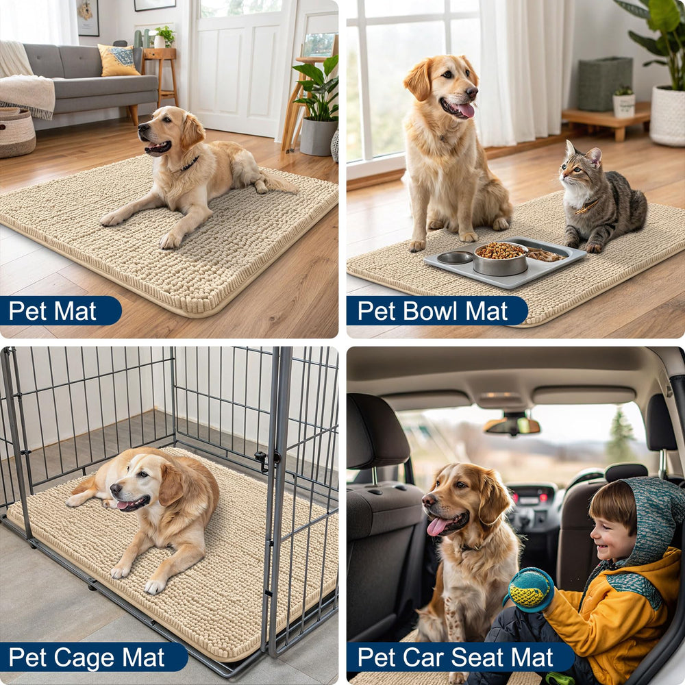 Smiry easy-clean machine-washable mat for quick refresh.