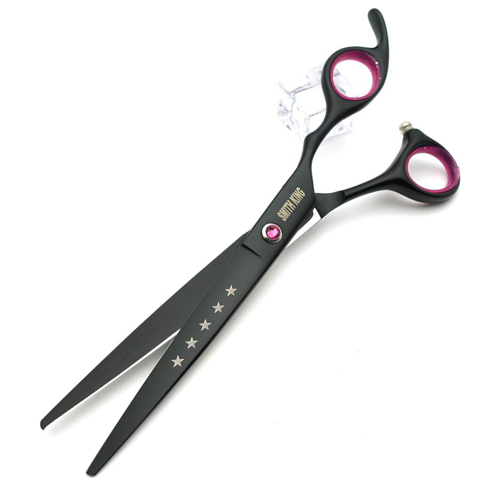 Smith King thinning scissors reduce bulk for natural, balanced finishes.
