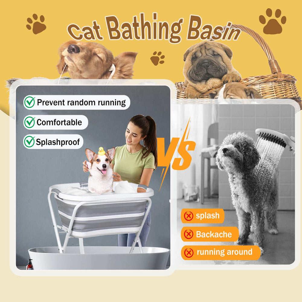 SMLXLXX indoor-outdoor use pet bath, setup anywhere with versatile functionality.