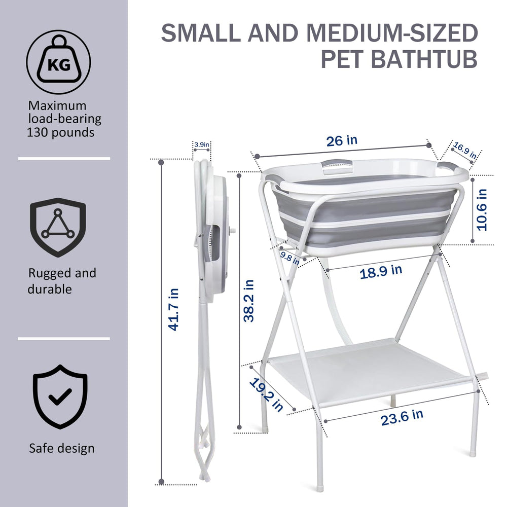 SMLXLXX multipurpose pet wash station suitable for baths, clothes, or fruit cleaning.