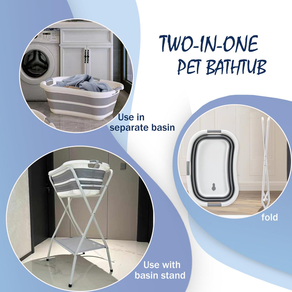 SMLXLXX safety collar and anti-slip edge ensure secure confinement during washing sessions.