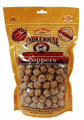 Smo Treat Chkn Poppers 16oz jerky bites ideal as a high-protein training reward for small dogs.