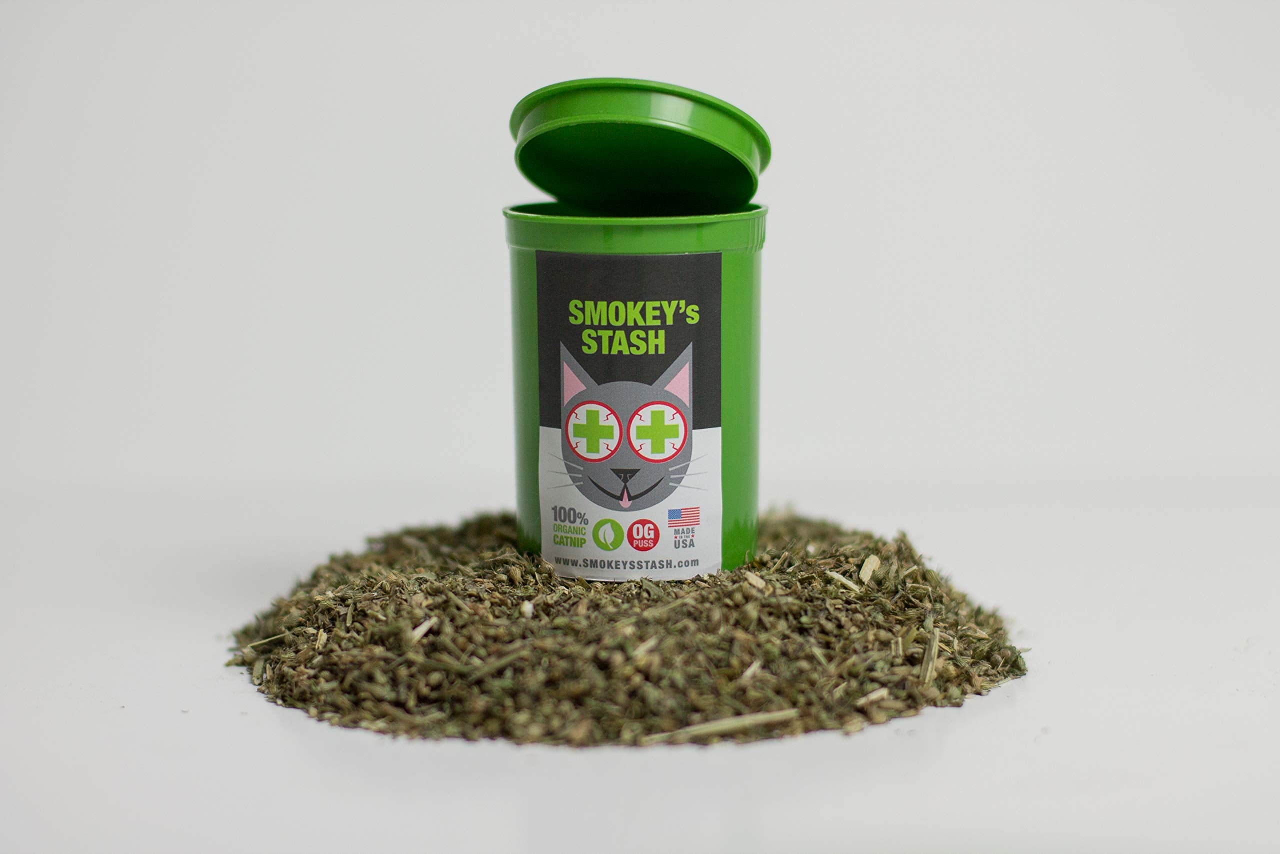Smokey's Stash indoor enrichment kit ready for home use.