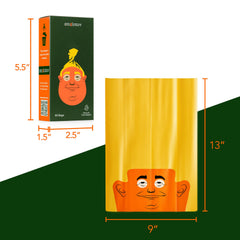 Smolotov 9x13 inch bags provide full hand coverage for sanitary cleanup.