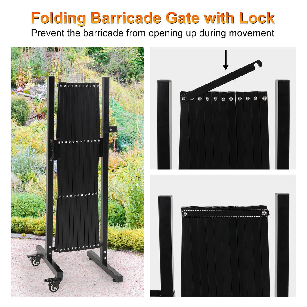 Smonter Expandable Barricade Gate installed at doorway serves as a flexible safety barrier