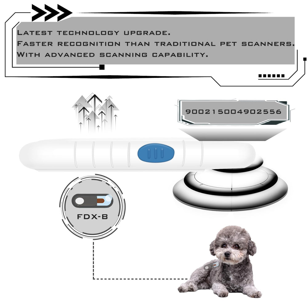 Smoostart Microchip Scanner digital display with clear readouts