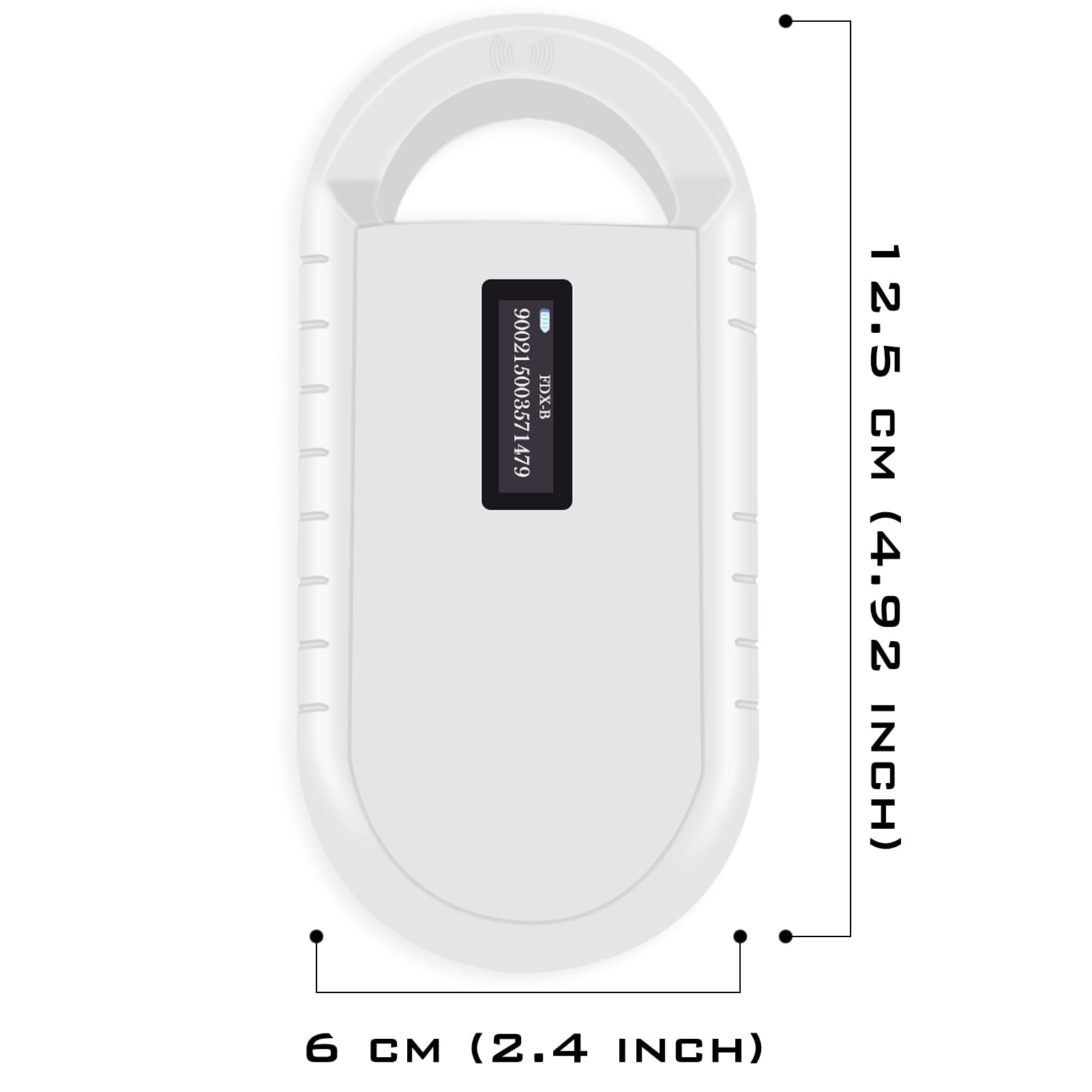 Smoostart Microchip Scanner supports FDX-B and EMID formats only