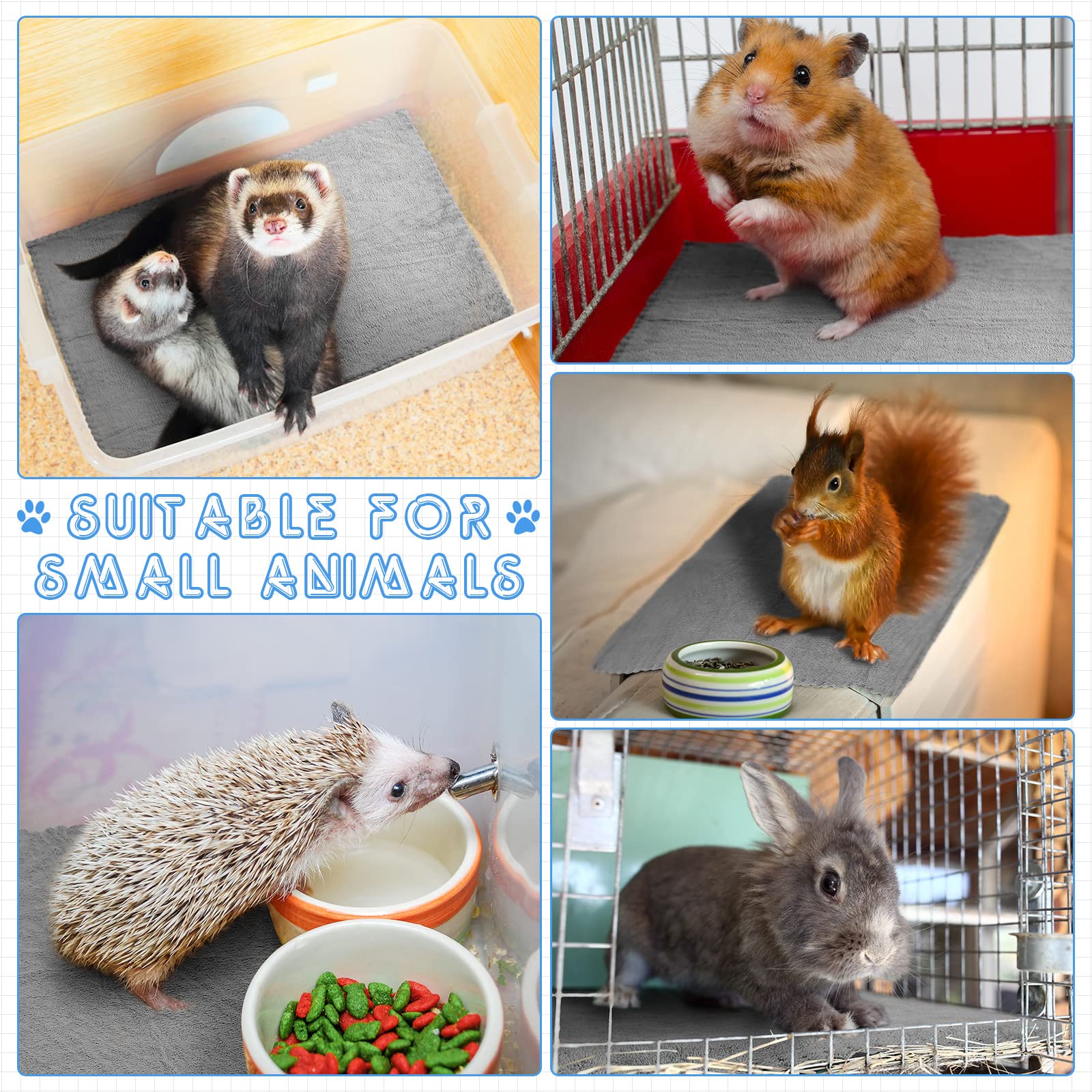 SmoothNovelty guinea pig blanket gray multi-season warmth and comfort