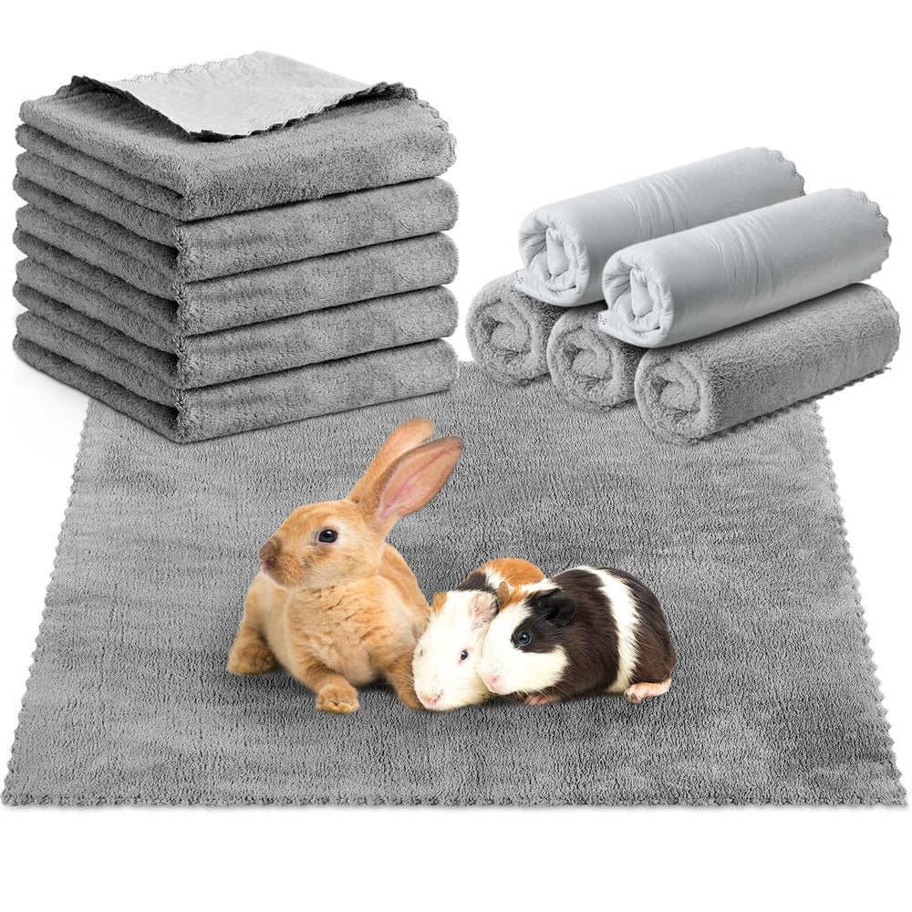 SmoothNovelty guinea pig blanket gray pack shows washable bedding for small pets