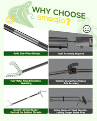 SMOQIO one click locking mechanism enables quick secure containment.