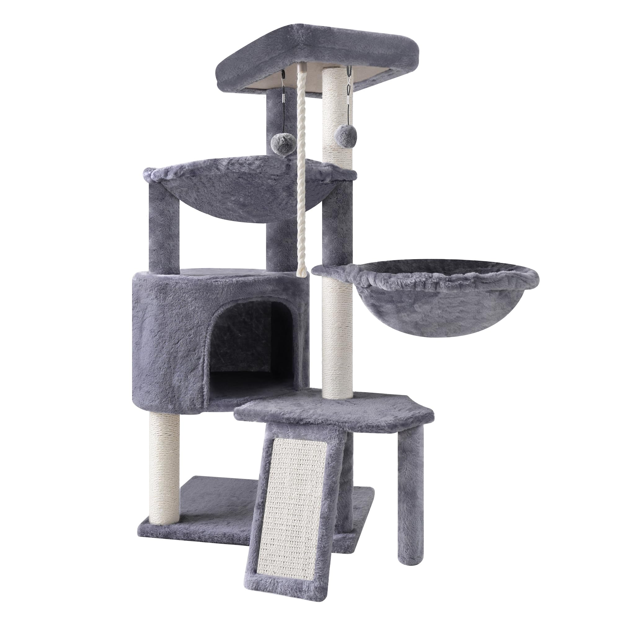 Smouatou Xin cat condo provides a cozy hideaway for naps