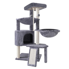 Smouatou Xin cat condo provides a cozy hideaway for naps