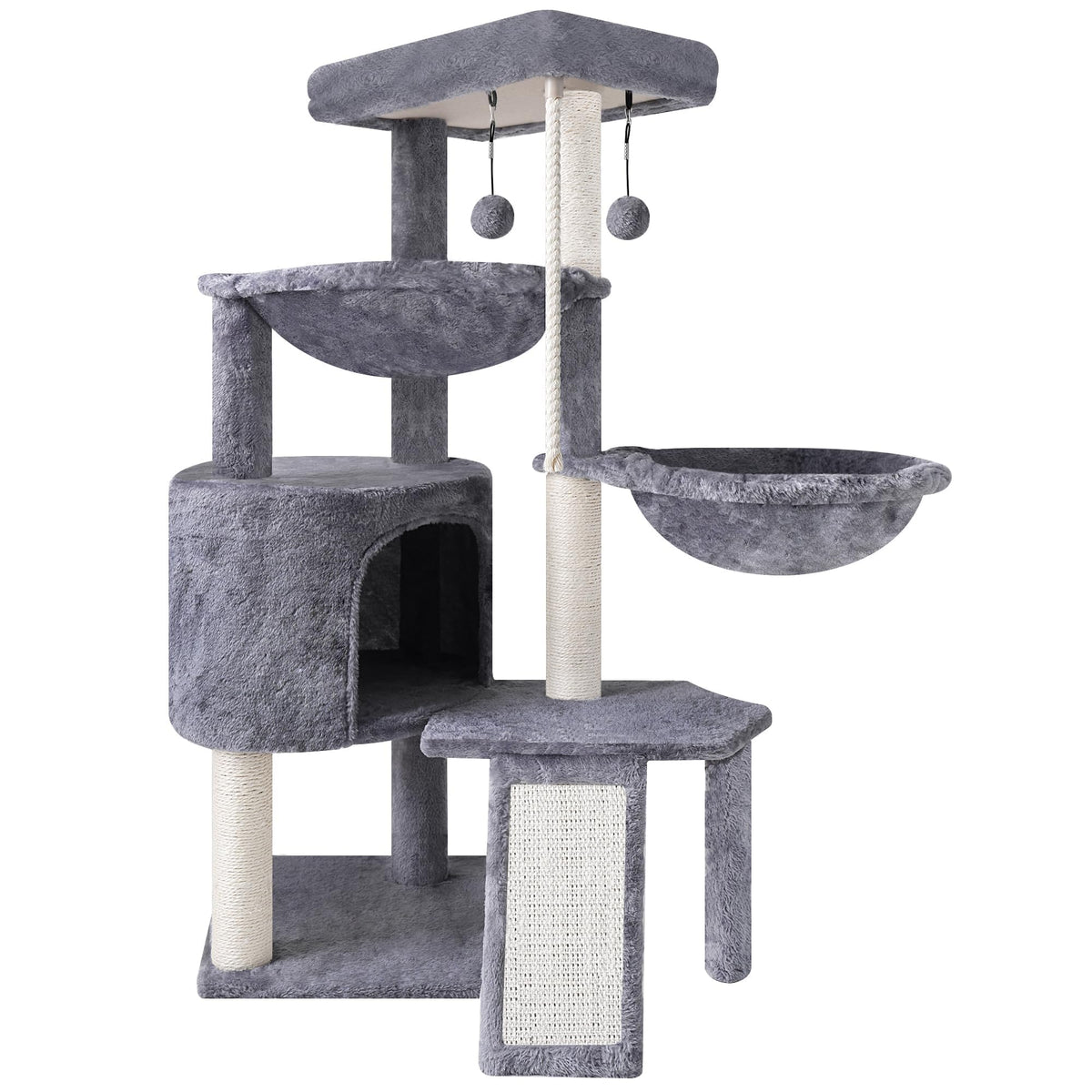 Smouatou Xin top platform offers elevated viewing perch for cats