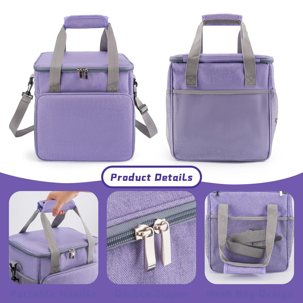 SMYV grooming bag stitching detail enhances durability for frequent use.