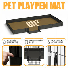 SNAAT guinea pig cage with door opening for smooth, easy pet access