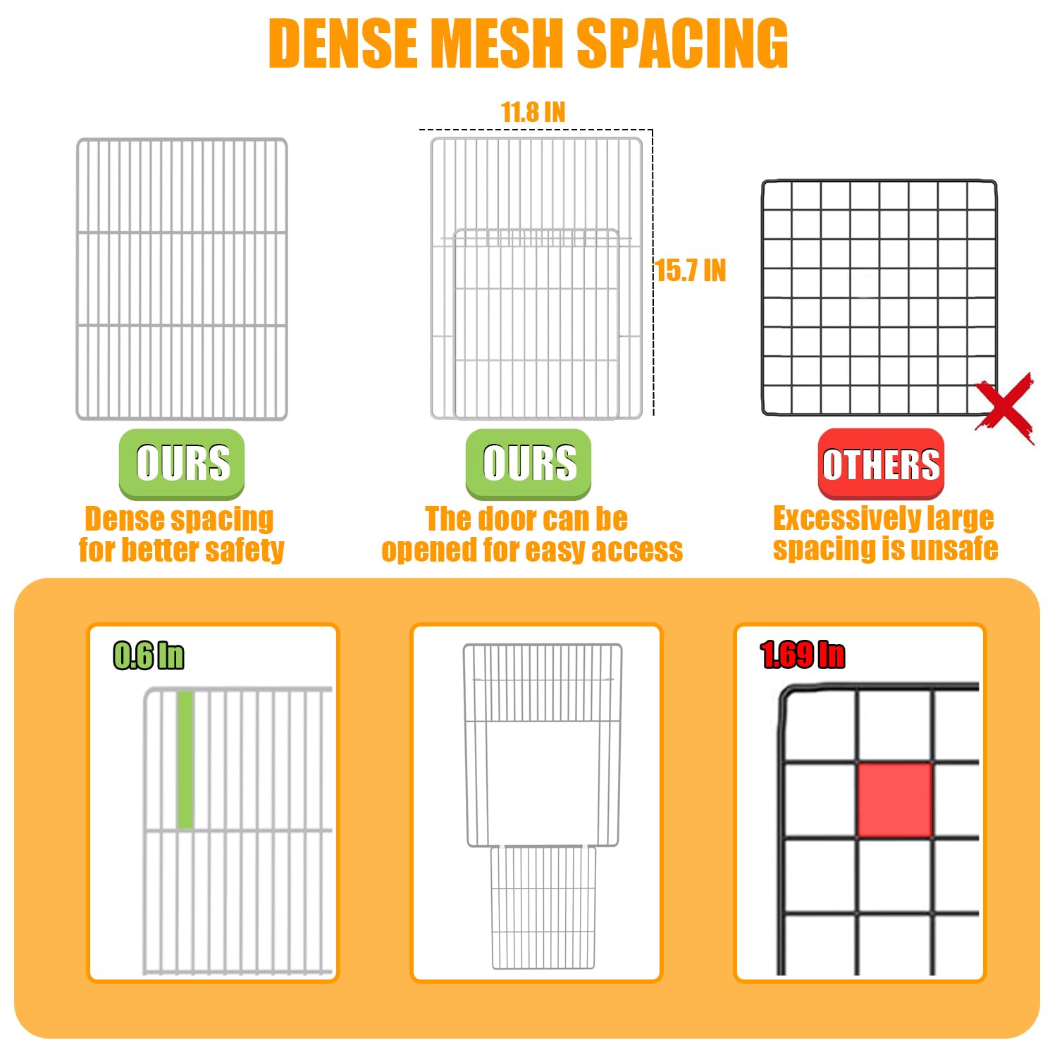 SNAAT 20-Plane cage door opening detail ensuring smooth entry and exit.