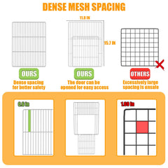 SNAAT 20-Plane cage door opening detail ensuring smooth entry and exit.