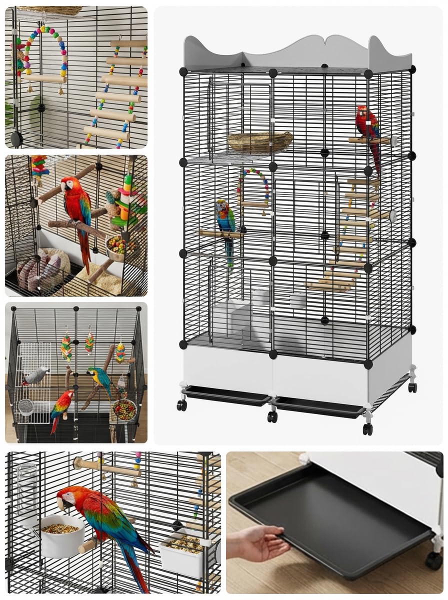 SNAAT includes essential bird accessories for immediate enrichment.