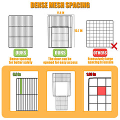 SNAAT convenient door opening design enables easy pet entry.