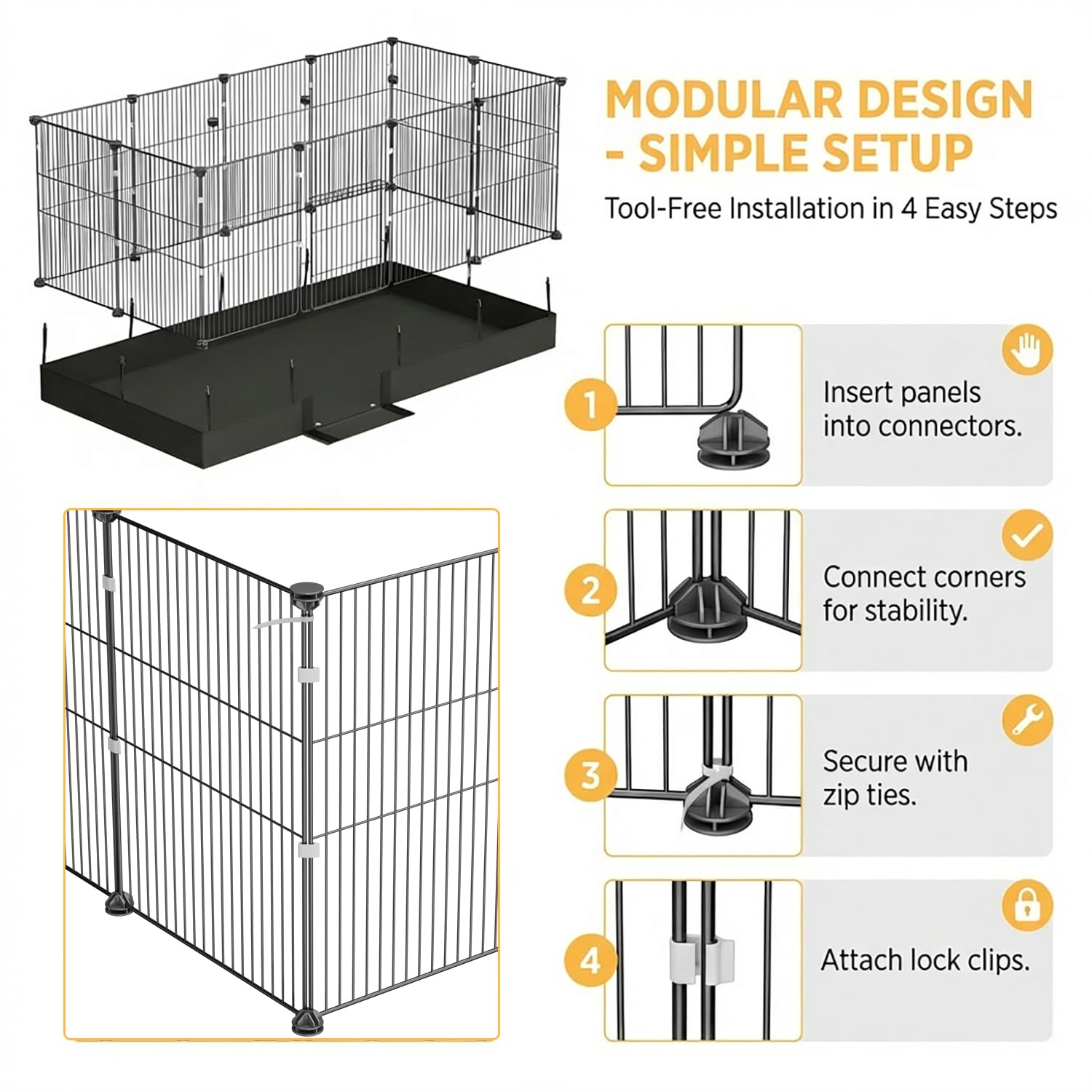 SNAAT customizable layout adapts to space and pet needs.