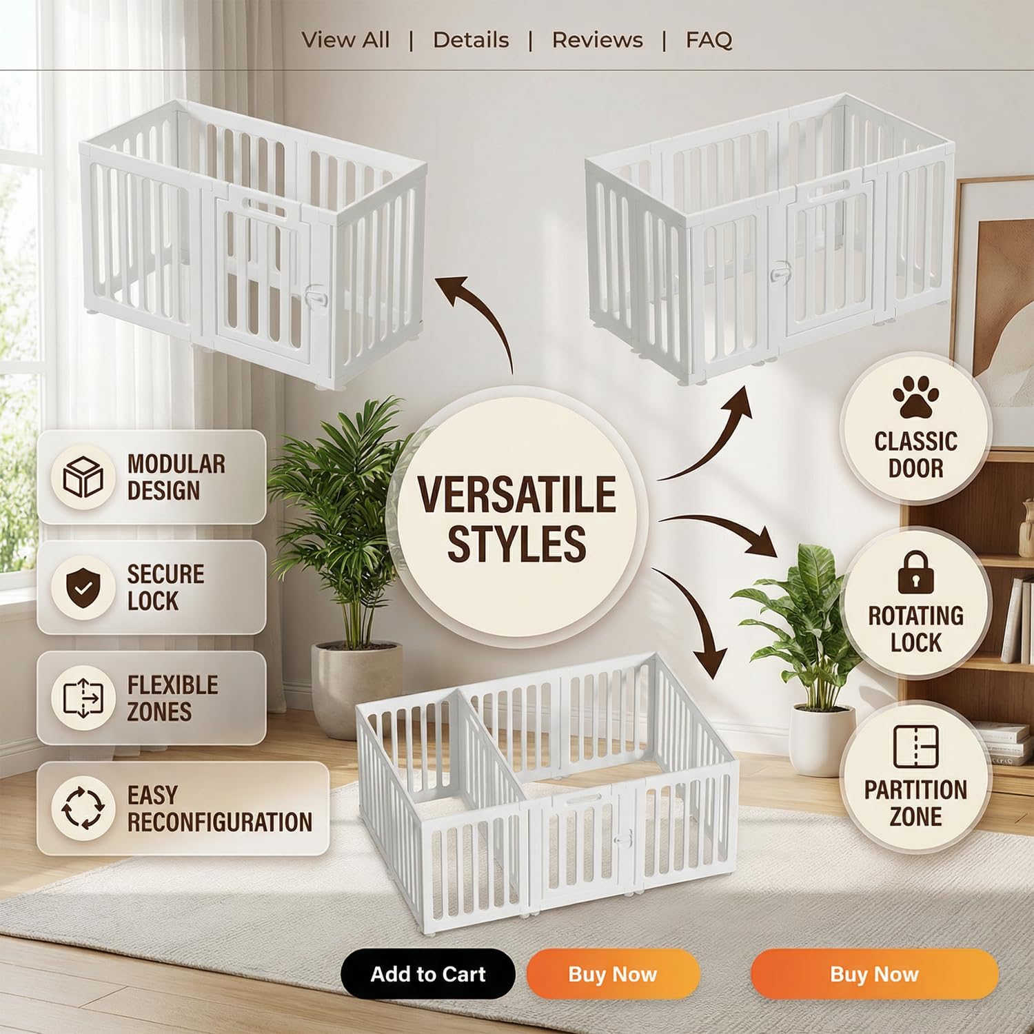 SNAAT flexible layout shapes for square, rectangle, or larger zones.